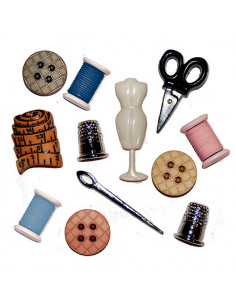 Lot de boutons Dress It Up - Sewing Room
