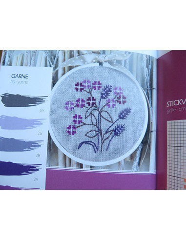 Brochure Zweigart - Bloomy - motifs en broderie traditionnelle
