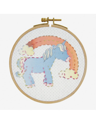 La licorne - Kit broderie pour enfants DMC