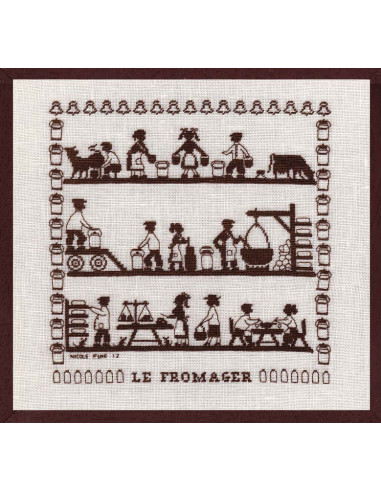 Le Fromager - Nicole Fuhr - broderie