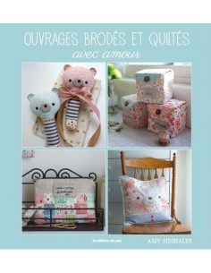 Livre - Ouvrages brodés et quiltés avec amour