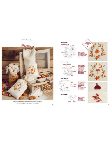 Livre - Les broderie de Marie N°8 - Symphonie de points