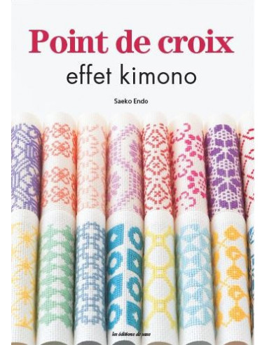 Livre - Point de croix effet kimono