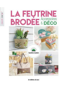 Livre - La feutrine brodée - Accessoires & Déco