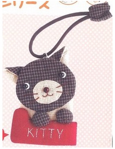 Kit de Patchwork - Porte clé Kitty