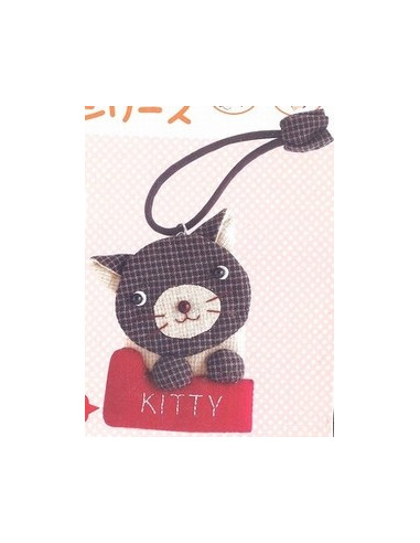 Porte-clés hello kitty en tissu, design japonais