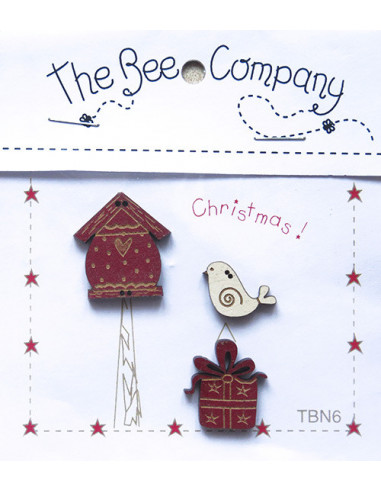 Boutons The Bee Company Noël