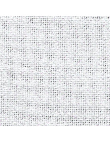 Toile Zweigart Aïda 7 blanc cassé irisée
