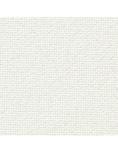 Toile Zweigart Aïda extra fine 8 pts blanc cassé irisée coloris 11