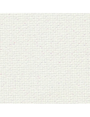 Toile Zweigart Aïda extra fine 8 pts blanc cassé irisée coloris 11