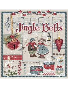 Madame La Fée - fiche de point de croix - Jingle Bells