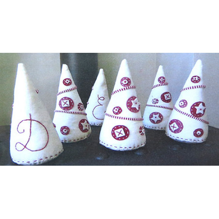 L'Atelier d'Éole - Les petits sapins de Noël - kit de couture