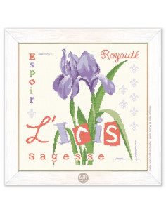 Lili Points - Fiche point de croix - L'Iris