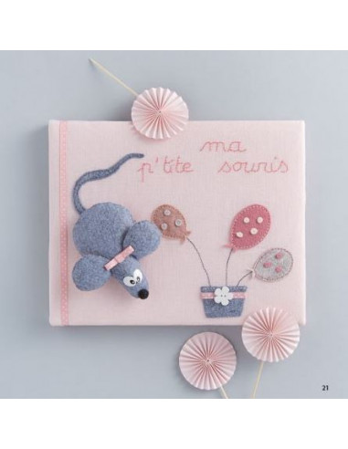 Livre - Tableaux en feutrine - Bestiaire en couture créative
