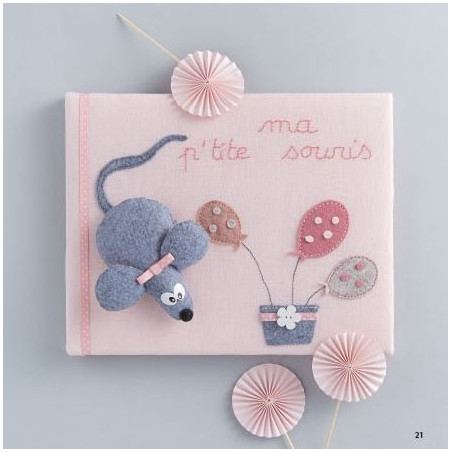 Livre - Tableaux en feutrine - Bestiaire en couture créative