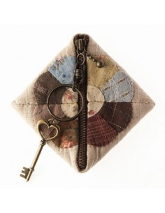 Kit de Patchwork - Porte-monnaie fleur