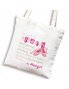 Lili Points - Fiche point de croix compté - Sac Danseuse