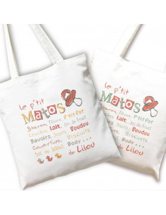 Lili Points - Fiche point de croix compté - Sac "Le p'tit Matos"