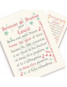 Lili Points - Plaid pour bébé 2 - Fiche ou kit de broderie au point de croix compté