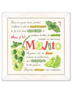 Lili Points - Fiche point de croix compté - Le Mojito