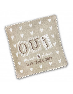 Lili Points - Fiche point de croix compté - Mariage Oui (Mini)