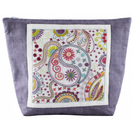 Kit de broderie traditionnelle "Collection Zen N°2 - Yin Yang" de Un Chat dans l'aiguille