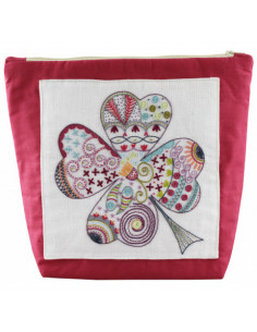 Kit de broderie traditionnelle "Collection Zen N°4 - Trèfle" de Un Chat dans l'aiguille