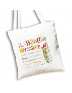 Lili Points - Fiche point de croix compté - Le sac de Bibliothèque