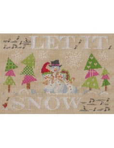 Camille Camps - fiche point de croix - Let it Snow