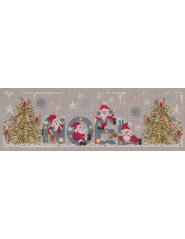 Camille Camps - fiche point de croix - Autour de Noël