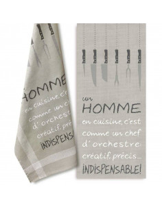 Lili Points - Un homme indispensable - Fiche de broderie au point de croix compté