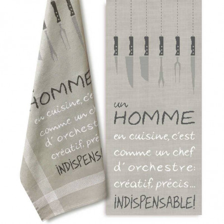 Lili Points - Un homme indispensable - Fiche de broderie au point de croix compté