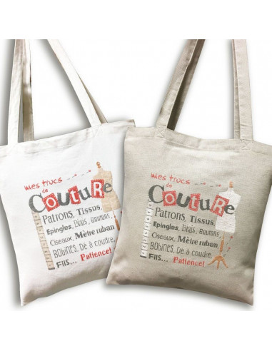 Lili Points - Fiche point de croix compté - Sac Couture