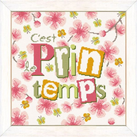 Lili Points - Fiche point de croix compté - La Soupe de petits pois