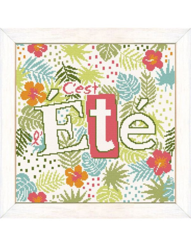 Lili Points - Fiche point de croix compté - L'été