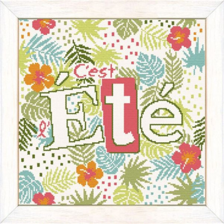 Lili Points - Fiche point de croix compté - L'été