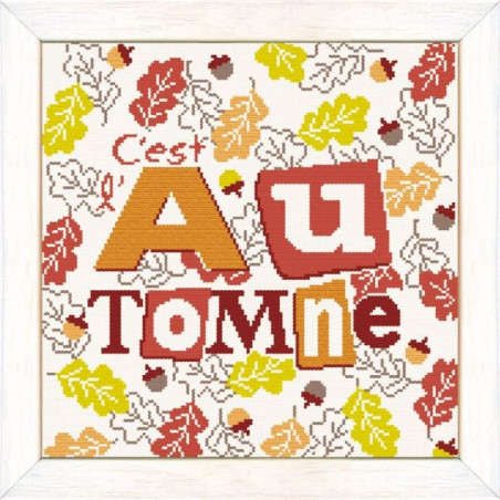 Lili Points - Fiche point de croix compté - L'automne