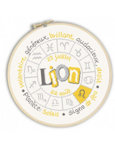 Lili Points - Fiche point de croix compté - Lion