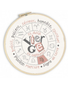 Lili Points - Fiche point de croix compté - Vierge