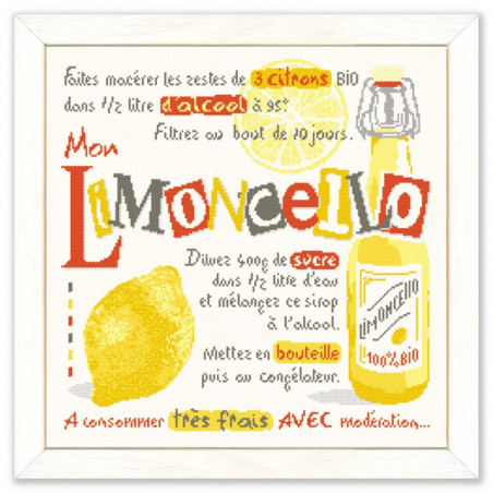 Lili Points - Fiche point de croix compté - Le Limoncello