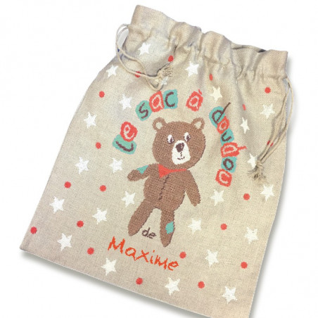 Lili Points - Fiche point de croix compté - Le sac à Doudou