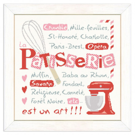Lili Points - Fiche point de croix compté - La pâtisserie