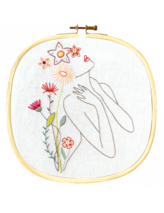 Kit de broderie traditionnelle "Minimaliste - Sensuelle" de Un Chat dans l'aiguille