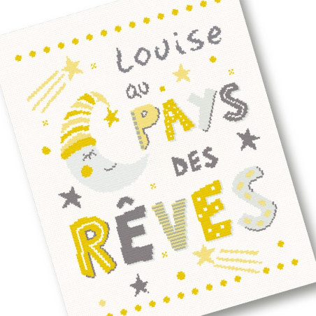 Lili Points - Plaid pour bébé 3 - Fiche de broderie au point de croix compté