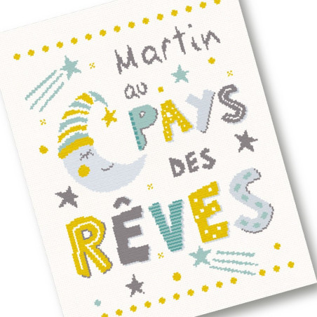 Lili Points - Plaid pour bébé 3 - Fiche de broderie au point de croix compté