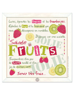 Lili Points - Fiche point de croix compté - La salade de fruits