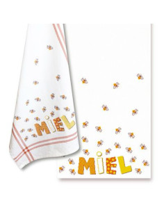 Miel - Fiches Les petits torchons - Lili Points