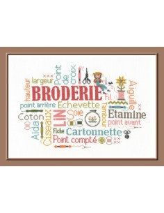 Jardin Privé - Broderie - Fiche point de croix compté