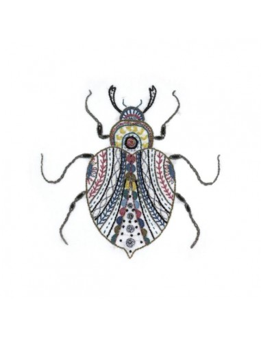 Kit de broderie traditionnelle "Barnabé le scarabée" de Un Chat dans l'aiguille
