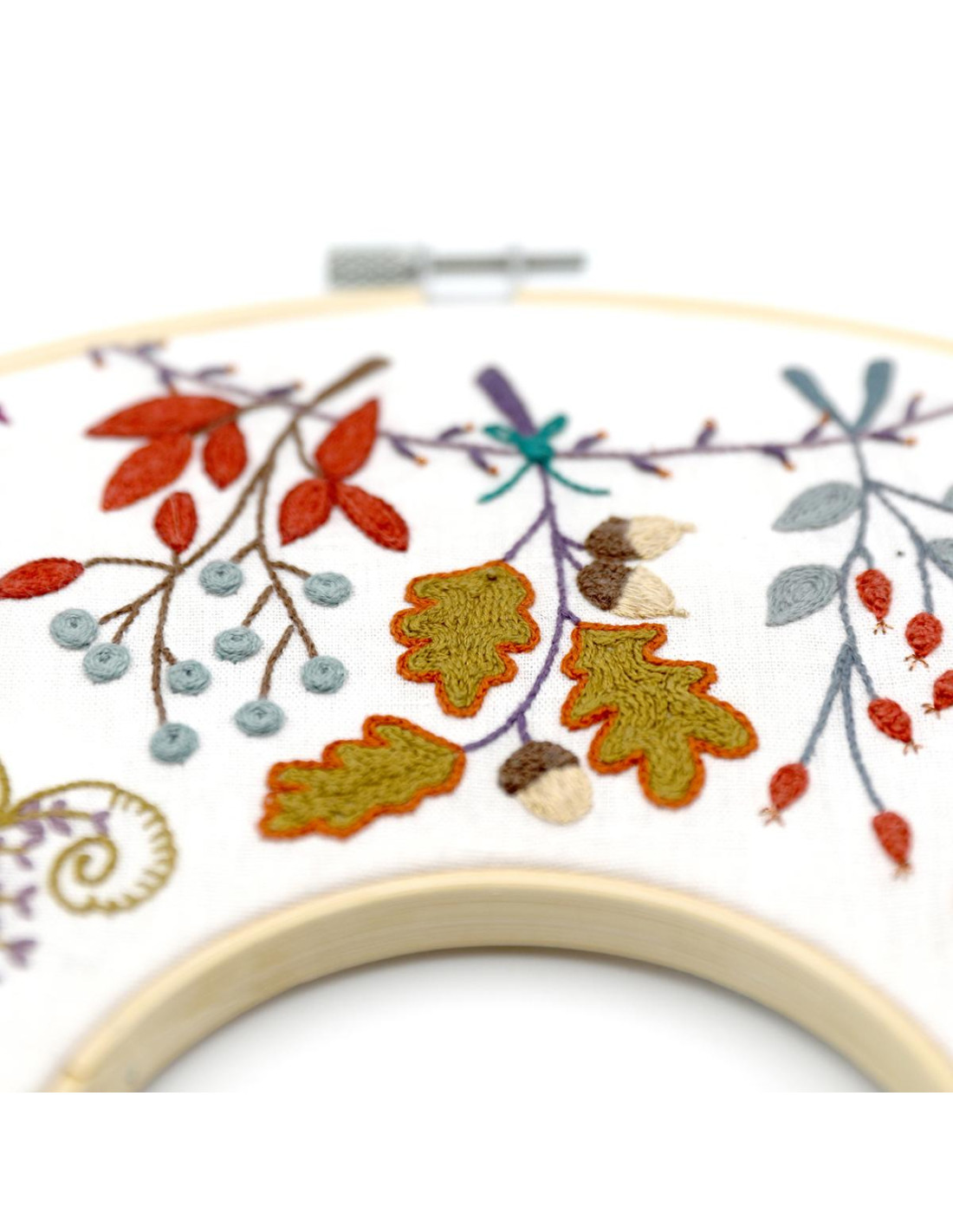 Kit Création Couronne D'automne Baker Ross - Décoration DIY Avec Feuilles Et Glands
